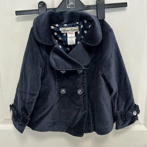 NWT Gymboree Special Edition City Girl line velveteen swing pea coat size 4